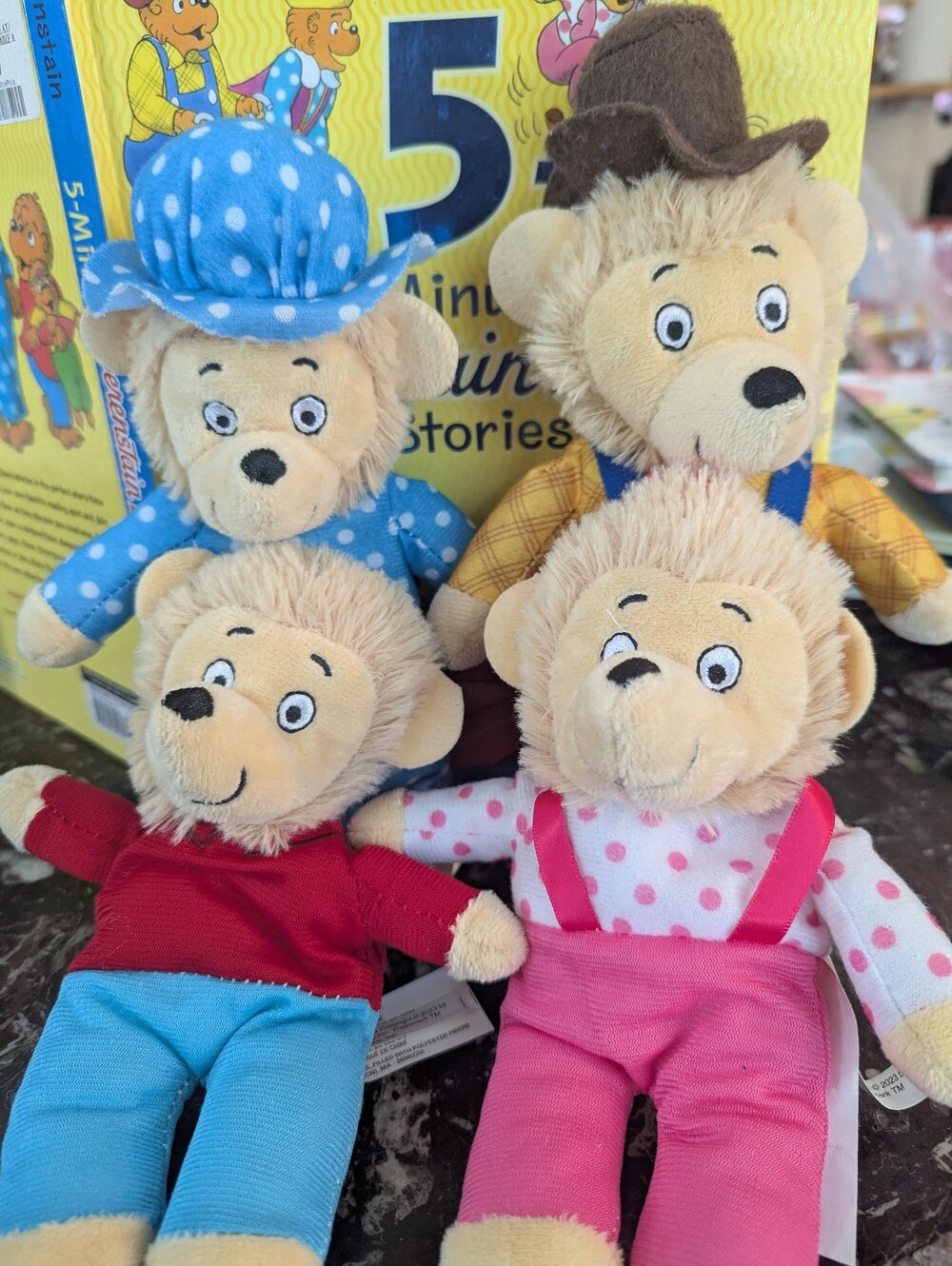 Berenstain Bears' Plush Bear Family Set - Multicolor Kids Toy